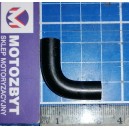 Przewód - kolanko gumowy fi 3mm, podciśnieniowy